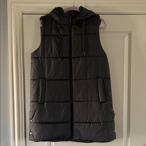 Zella Black Puffer Vest